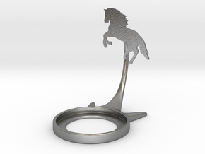 Animal Horse in Natural Silver