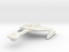 Klingon D6 1/3788 Attack Wing in White Natural Versatile Plastic