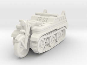 Sdkfz 2 Kettenkrad late 1/56 in White Natural Versatile Plastic