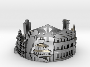 New Orleans - Skyline Cityscape Ring in Polished Silver: 8.5 / 58