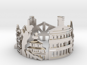 New Orleans - Skyline Cityscape Ring in Platinum: 6 / 51.5