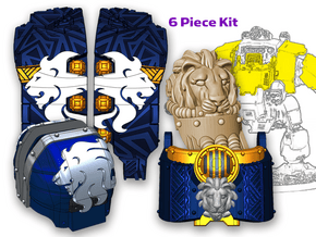 Tribal Lion: Full Atlas Pattern Kit (2) in Tan Fine Detail Plastic
