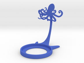Animal Octopus in Blue Processed Versatile Plastic