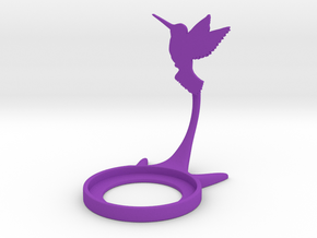 Animal Hummingbird in Purple Processed Versatile Plastic