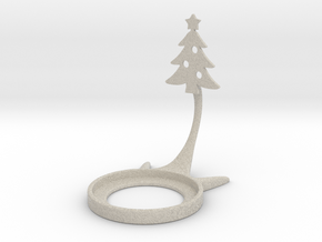 Christmas Tree in Natural Sandstone