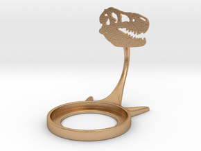 Dinosaur Tyrannosaurus Skull in Natural Bronze