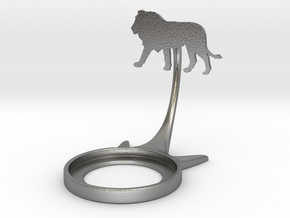 Animal Lion in Natural Silver