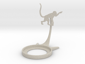 Animal Monkey in Natural Sandstone