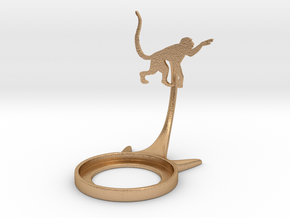 Animal Monkey in Natural Bronze