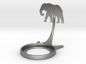 Animal Elephant in Natural Silver