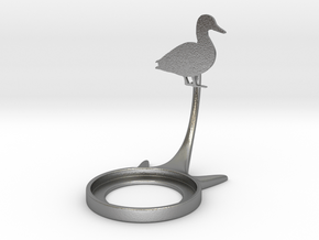 Animal Duck in Natural Silver