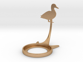 Animal Duck in Natural Bronze