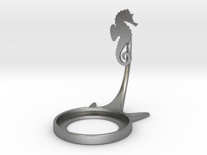 Animal Seahorse in Natural Silver