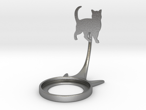 Animal Cat in Natural Silver