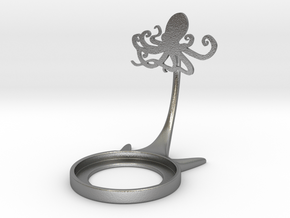 Animal Octopus in Natural Silver