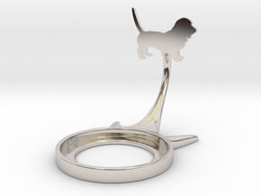 Animal Basset Hound in Platinum