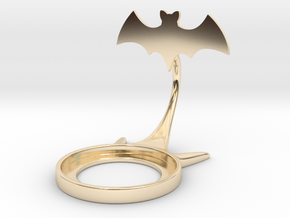 Halloween Bat in 14k Gold Plated Brass