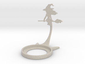Halloween Witch in Natural Sandstone