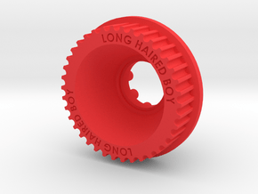 13mm 38T Pulley for Kegals in Red Processed Versatile Plastic