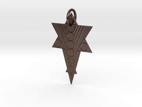 Pleiadi-Az Pendant in Polished Bronze Steel: Medium