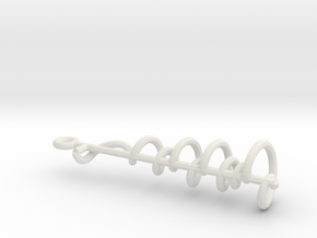 Riemann Zeta Curve in White Natural Versatile Plastic