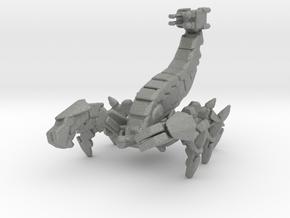 Mecha Scorpion monster miniature model games kaiju in Gray PA12