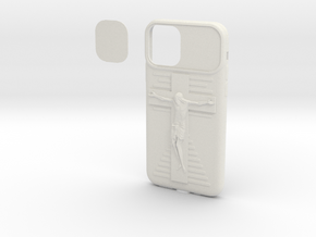 IPhone 11 Pro Jesus on Cross Cover in White Natural Versatile Plastic