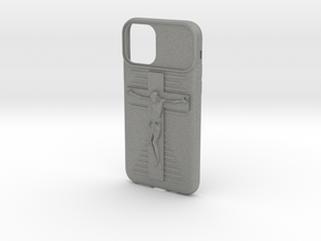 IPhone 11 Pro Jesus on Cross Case in Gray PA12