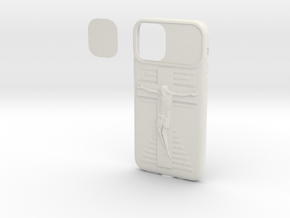 IPhone 11 Max Pro Jesus Cover in White Premium Versatile Plastic