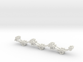 leaf spring 3-axle set 1/16 in White Natural Versatile Plastic