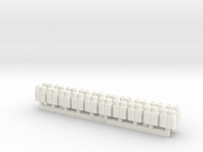 Frag Launcher V1 - Double X20 in White Processed Versatile Plastic