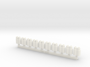 Frag Launcher V2 - Double X10 in White Processed Versatile Plastic