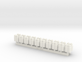 Frag Launcher V2 - Double X20 in White Processed Versatile Plastic