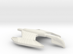 Romulan Leahval Class Version 2 in White Natural Versatile Plastic