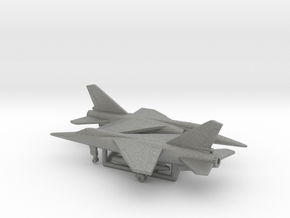 Dassault Mirage F1 (with fuel tank) in Gray PA12: 6mm