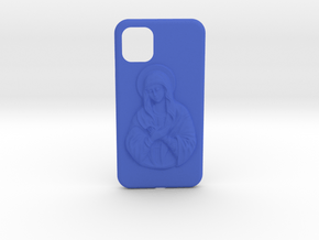 IPhone 11 Holy Mary Case in Blue Processed Versatile Plastic