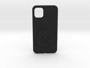 IPhone 11 Holy Mary Case in Black Premium Versatile Plastic
