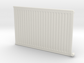 Wall Radiator Heater 1/35 in White Natural Versatile Plastic