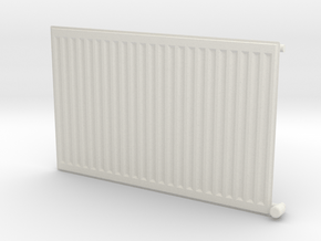 Wall Radiator Heater 1/12 in White Natural Versatile Plastic