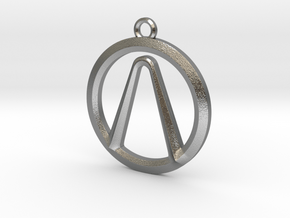 Borderlands Vault Icon in Natural Silver