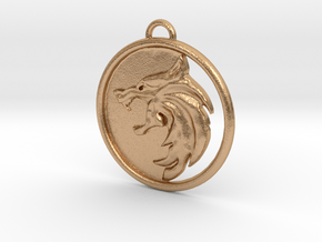 Witcher Pendant (Netflix) in Natural Bronze