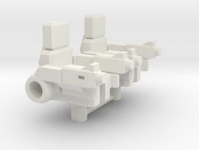 TF Titans Return POTP 5mm Command Seat in White Natural Versatile Plastic: Small