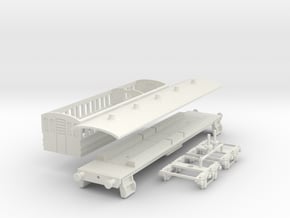 Wisbech and Upwell Coach in White Natural Versatile Plastic
