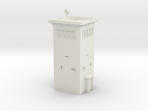 B-Turm 4x4 Watchtower 1/56 in White Natural Versatile Plastic