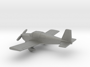 Grumman American AA-1 in Gray PA12: 1:100