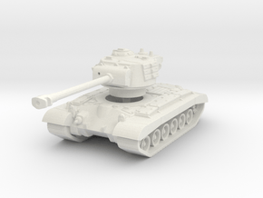 T-26E5 Pershing (skirts) 1/100 in White Natural Versatile Plastic