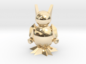 Frigo: the action figure in 14k Gold Plated Brass