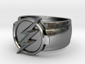 Fastest Man Alive Ring in Polished Silver: 8 / 56.75