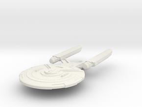 Lucas Class HvyCruiser in White Natural Versatile Plastic