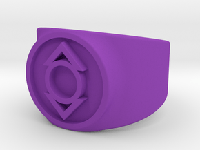 GL - Indigo Lantern (Compassion) Comic Style in Purple Processed Versatile Plastic: 10 / 61.5
